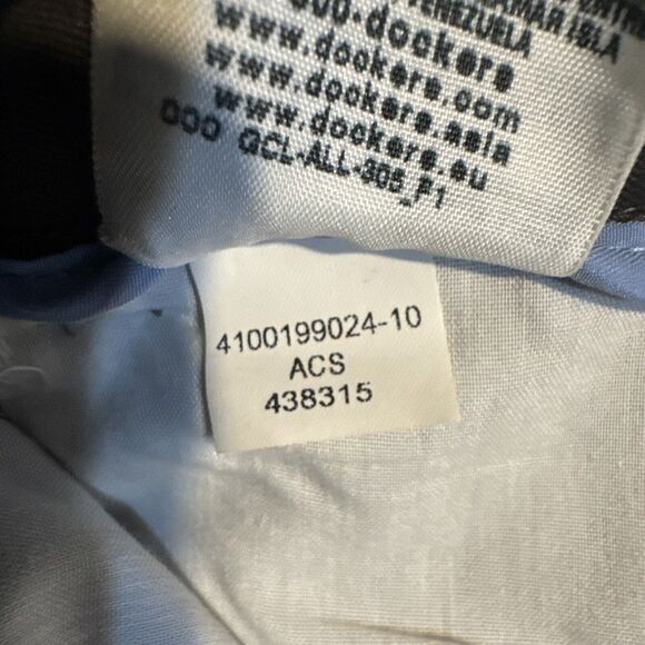 Dockers Classic Fit Signature Khaki Pants‎ Mens 38x32 D3 Pleated Gray - Picture 9 of 13